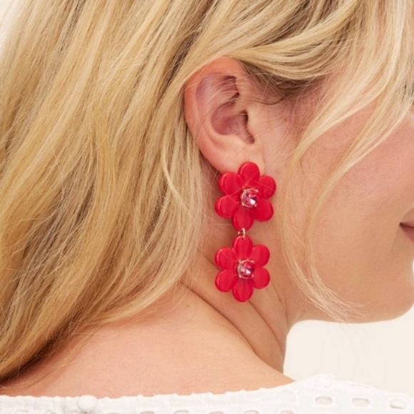 Kate Spade x Target Floral Dangle Earring - Picture 6 of 6